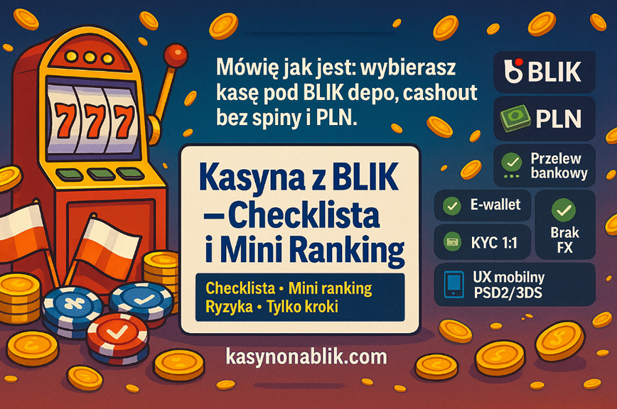 Wybór Kasyna Pod BLIK: Checklist + Mini Ranking