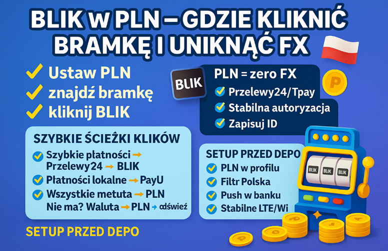 PLN i Bramki: Bez Przewalutowań + Gdzie Jest BLIK